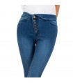 Daysie jeans med skrå lukning