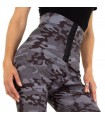Holala armygrå camouflage højtaljede leggings