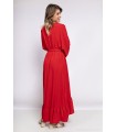 Azalea lang rød kjole