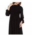 JCL sort kjole med smock
