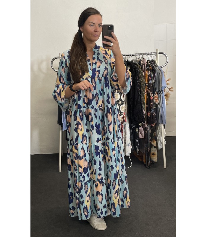 Azalea lang kjole med mønster